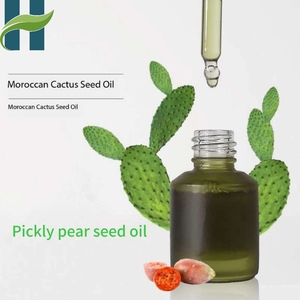 Huile de graines de figue de Barbarie et de figue de Barbarie 100% pure naturelle, extra vierge, pressée à froid, pour le visage, le corps et les cheveux, marque privée - Product Image 1