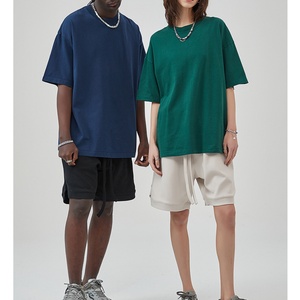 Fashion Luxury 230gsm Heavy Weight Drop Shoulder Loose Oversized Breathable Anti-Wrinkle Quick Dry Street Style <b>Tshirt</b> 100% - Product Image 2
