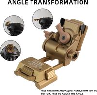 Support de casque tactique en métal L4G24 pour lunette de vision nocturne CNC pour PVS 15 18 31 GPNVG18