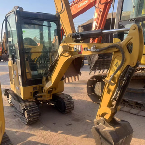 Mini-excavatrice sur chenilles hydraulique Caterpillar d'occasion, modèles 302CR et 303CR, modèle 2022, 3 tonnes, moteur, pompe, stock Shanghai, vente chaude - Product Image 1