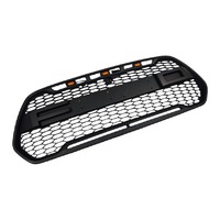 Rejilla de malla de alto rendimiento para todoterreno con luz de señal LED, accesorios de ABS para Ford Transit MK8 de 2014 a 2018