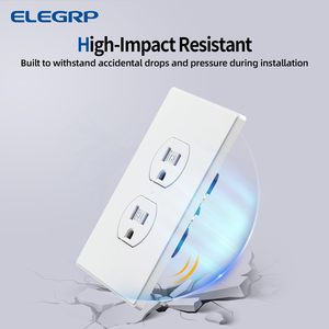 Elegrp 15 amp 125V Duplex Ổ cắm ổ cắm, ổ cắm điện tường, tr chống xáo trộn khu dân cư cấp tường ổ cắm - Product Image 4