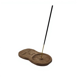 Porte-encens en bois de manguier, décoration de table, fait main, écologique, diffuseur d'arômes Bakhoor, décoration d'intérieur, plateau porte-encens - Product Image 1