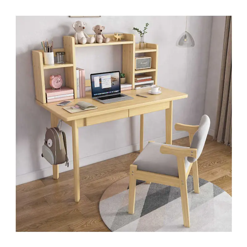 İskandinav çocuk masası çalışma masası ve sandalye mobilya ahşap çalışma masası çocuklar için