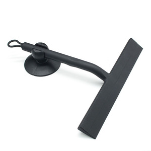 Épurateur de fenêtre en silicone de couleur personnalisée pour portes de douche Salle de bains Nettoyeur de vitres en verre Racloir de douche Racloir en silicone - Product Image 2