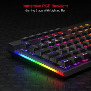 Redragon K580 Pro tri-chế độ RGB chơi game Bàn phím Hot-Swap ổ cắm chuyên dụng phương tiện truyền thông điều khiển tuyến tính chuyển đổi màu đỏ chơi Game bàn phím - Product Image 3