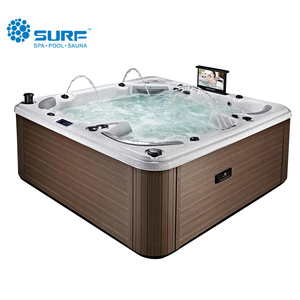 Gran oferta de hidromasaje para 6 personas US acrílico Balboa Control System Outdoor Hot Tub Spa - Product Image 1
