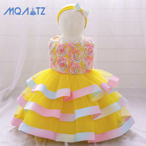 Robes d'é<span class=keywords><strong>t</strong></span>é pour filles Meiqiai, nouveaux modèles, dernières tendances, motif africain, robe de fête fleurie, robes de soirée imprimées pour enfants L2015xz - Product Image 4