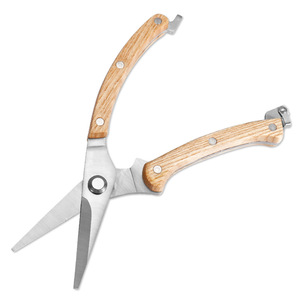 Lu Ban's Work Wooden Handle Bypass Pruning Shears Stainless Steel Blade For Vines And Garden Pruning - Product Image 2