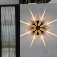 KAIFAN haut et bas créatif 2w 3w 4w 5w 6w 8w imperméable extérieur jardin porche applique éclairage LED applique murale