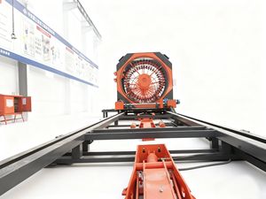 Volledig automatische stalen palenkooi-rolmachine, motor aangedreven draadgaaslasser, bouwmachines - Product Image 4