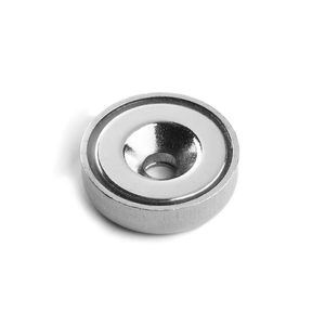 Aimants en pot N35 NdFeB fraisés de 32 mm, super puissants, aimants permanents, Imane D32x7.8mm, trou de 5.5mm, <span class=keywords><strong>aimant</strong></span> en pot en néodyme - Product Image 2