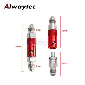 Motorfiets raceauto onderdelen AN3 aluminium droge breuk snelkoppelingen adapter fittingen - Product Image 6