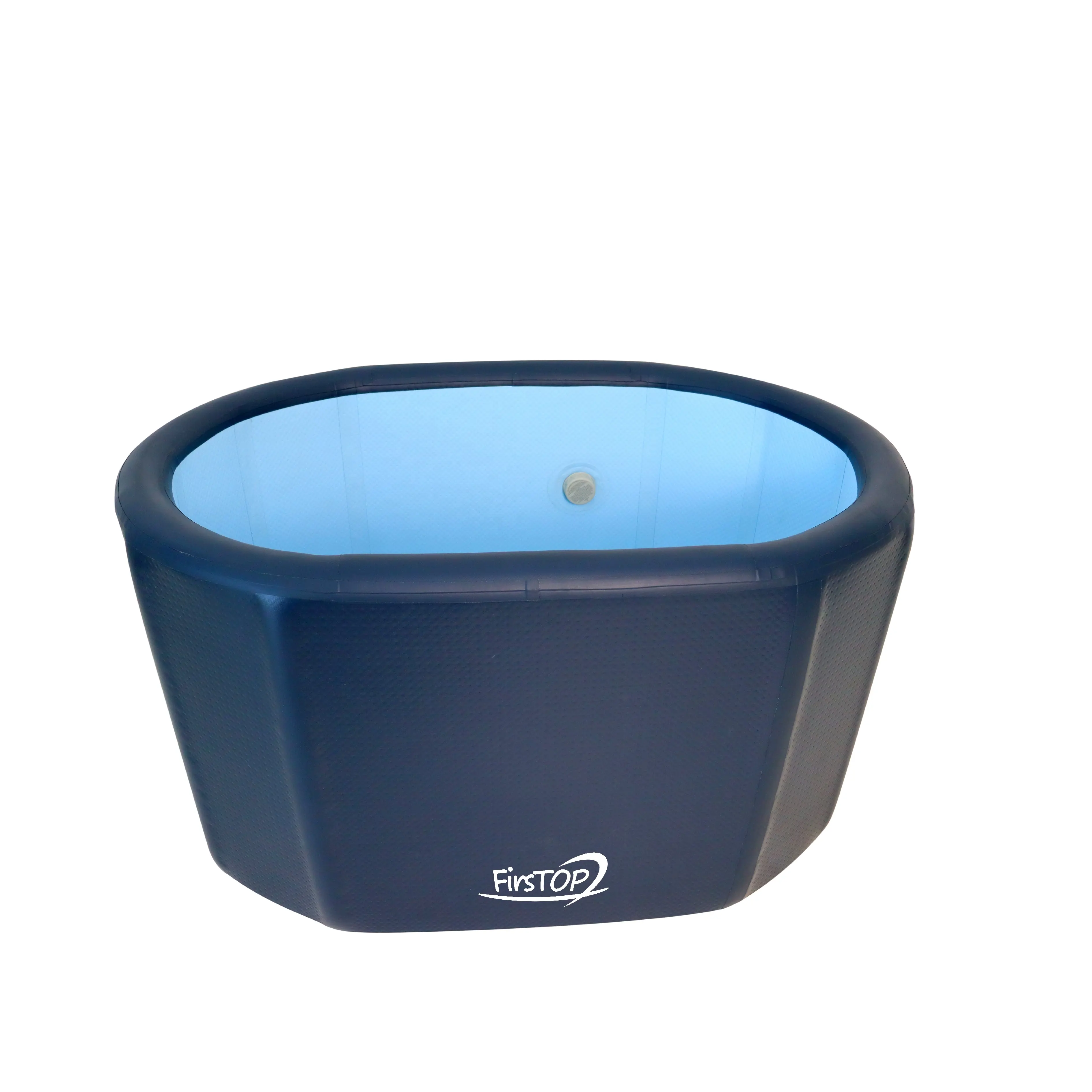 Logotipo personalizado Tamanho Cold Plunge Tub para Atleta Inflável Recovery Ice Bath Tub com chiller