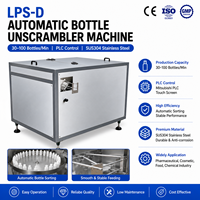 Machine de désagrégeation automatique de bouteilles LPS-D, machine de tri de bouteilles en plastique pour ligne de production de remplissage de liquides, contrôle PLC