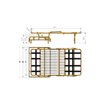 Mécanisme de canapé-lit pliable rkm12, dispositif d'assemblage de canapé-lit PF000 #
