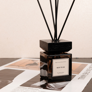 लक्जरी 200 मिलीलीटर काले रंग की रेडीड डिफ्यूज़र के साथ लक्जरी एमएल काले रंग की बोतल एयर फ्रेशनर सजावट - Product Image 2