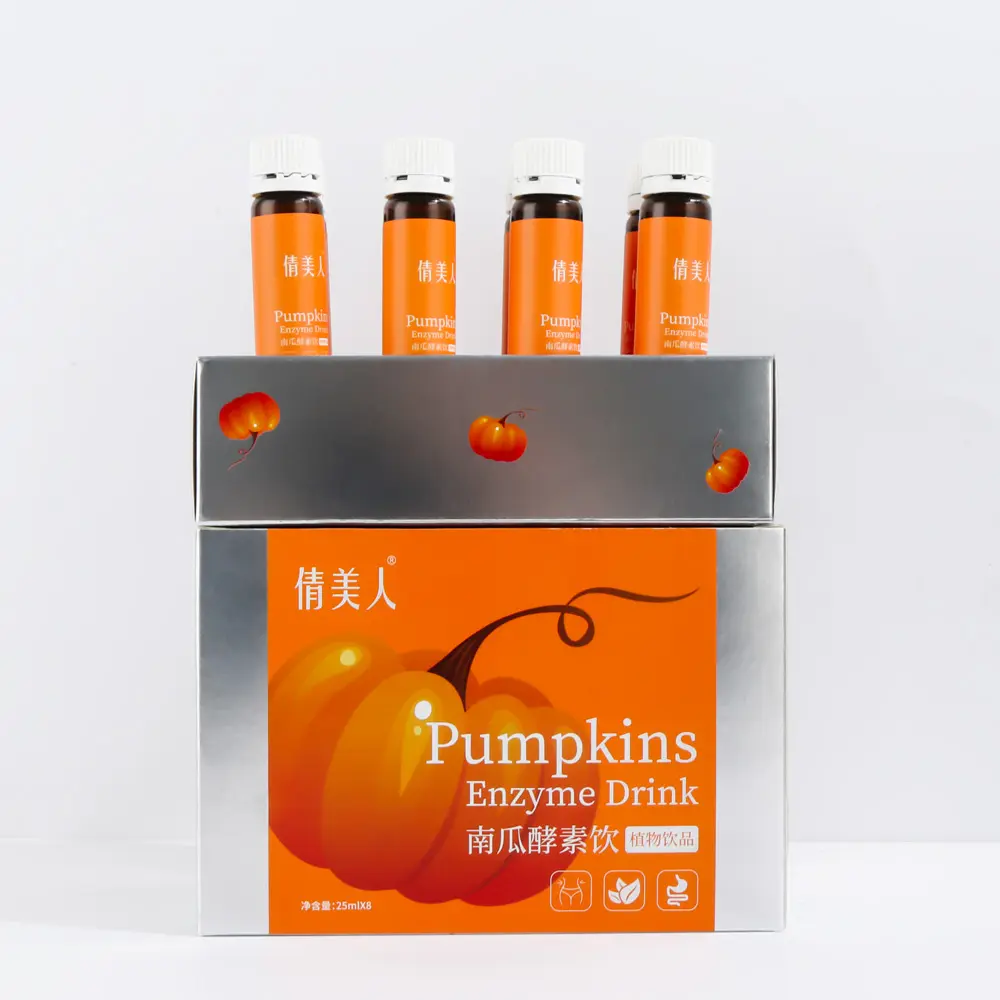 Wholesale Private Label Pumpkin Enzyme Detox Drink Fat Burning Herbal Slimming Products Loss Weight Health Digestion Oral Liquid
