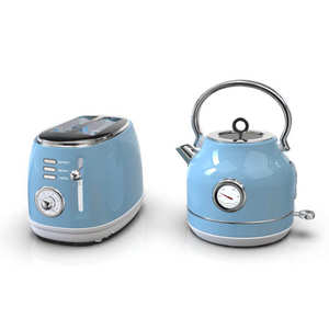 Ensemble bouilloire électrique en <span class=keywords><strong>cuivre</strong></span> pour le camping, avec pièces, carafe, thermos, bouilloire noire 2 tasses et <span class=keywords><strong>grille</strong></span>-<span class=keywords><strong>pain</strong></span> - Product Image 1