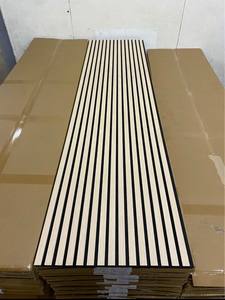 Panneau mural acoustique 600*2400mm MDF et <span class=keywords><strong>feutre</strong></span> Panneau mural insonorisé - Product Image 4