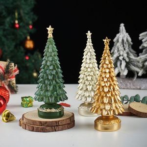 2026 New Arrival Mini Religious Christmas <b>Tree</b> Ornament Resin Crafts <b>Tabletop</b> Decoration Home Living Room Party Festiva - Product Image 2