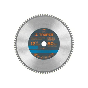 Truper 12 'lama per sega per alluminio 80 denti 1' centro HSS carburo materiale saldato Laser nitruro vernice industriale OEM personalizzabile - Product Image 1
