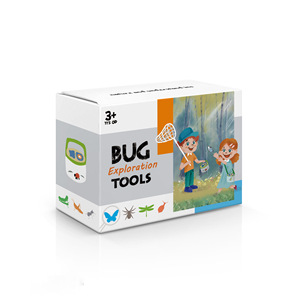 ชุดจับแมลงสำหรับกิจกรรมกลางแจ้ง กล่องสังเกตแมลงเพื่อการศึกษา ชุดของเล่นเด็ก กล่องดูแมลงพร้อมแว่นขยายและกระเป๋า - Product Image 4