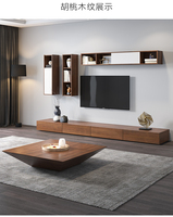 Nouveau Modèle Table Basse Mobilier de Salon Design de Luxe Italien Plateau en Marbre Table à Café Moderne