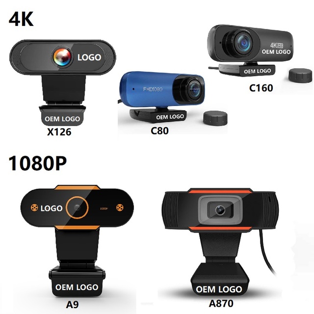 A870 Live Streaming 720 1080 30FPS 60FPS Webcamera USB Web Cam Full HD Camera 720P 1080P 4K 2K Webcam With Microphone for Laptop