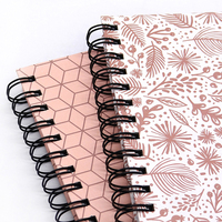 Carnet de notes journal personnalisé Agenda reliure à spirale Carnet de notes d'affaires à couverture souple
