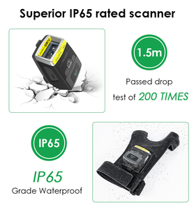 Escáner de Código de Barras de Anillo Industrial GS02, Motor de Escaneo Zebra 2D, IP65 Resistente al Agua, USB para Uso Manos Libres en Inventario - Product Image 4