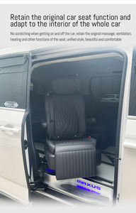 Роскошное электрическое поворотное автомобильное сиденье для инвалидов и инвалидов-колясочников, изготовленное из высококачественной кожи - Product Image 5