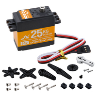 Servomoteur numérique standard JX DC6625HV à engrenages métalliques, couple élevé 25 kg, 6,0-8,4 V pour drones, cardans, articulations de robots et véhicules RC