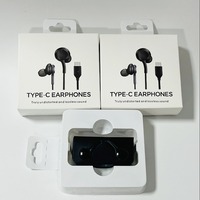 Écouteurs intra-auriculaires Type-C, appels mains libres, écouteurs stéréo sans perte, compatibles avec les smartphones Samsung Note10 Android