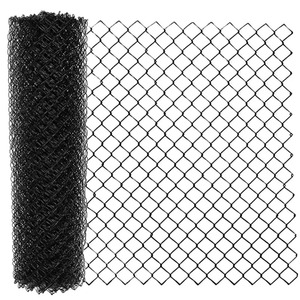4ft 6 רגל שחור מגולוון chainlink 10 מד pvc מצופה ציקלון יהלום רשת גלגול ערכת שרשרת גבוהה קישור גדר חיתוך ריתוך - Product Image 2