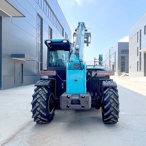 Chariot télescopique de 10 m de portée, 3500 kg, avec benne, niveleuse et balayeuse en option pour les travaux de maintenance des routes et des ponts - Product Image 4