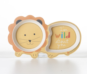 Juegos de cubiertos de vajilla para niños con fibras vegetales fáciles de limpiar de grado alimenticio personalizados al por mayor - Product Image 2