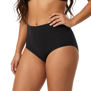Slip da Donna in Cotone 95% per Uso Quotidiano, Ufficio e Notte, a Vita Alta, Taglie Forti dalla <span class=keywords><strong>S</strong></span> alla 6XL, Fornitura all'Ingrosso - Product Image 6