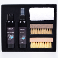 Kit de nettoyage de chaussures de sport efficace nettoyant pour chaussures et nettoyant de baskets en spray imperméable pour enlever les taches de chaussures kit d'entretien