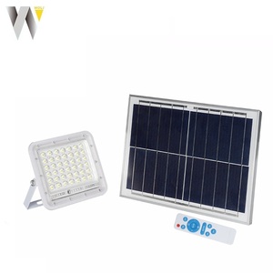 Lampe solaire à détecteur de mouvement Woli Lighting Abs Ip65 étanche pour extérieur 60 100 200 300 Watt Led projecteur solaire - Product Image 1