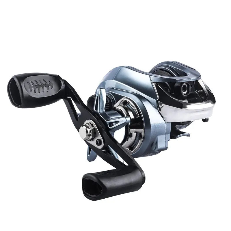 Beraking Đen 12 + 1BB đặc biệt cung cấp giá rẻ Trung Quốc bán buôn murah cấu hình thấp câu cá Reel Baitcasting Bait đúc Reel 7.0:1