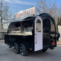 JLD JLD-001 Remolque de Comida para Helados de Acero Inoxidable para Exteriores con Certificación CE, Reducción de Ruido, Eléctrico 12V-24V, 1 Año de Garantía Completa