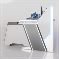 Consola de Monitoreo de Seguridad JCCX-5, Mueble Comercial Personalizado, Escritorio para Centro de Comando, Ecológico