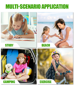 Chouchous élastiques anti-<span class=keywords><strong>poux</strong></span> unisexe en rouge jaune blanc vert bleu pour adultes enfants bandes de cheveux colorées pour le contrôle des insectes - Product Image 5