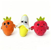 Piano interactif créatif en forme de banane pour enfants, jouet en peluche en coton, pour l'éveil musical et l'interaction parent-enfant