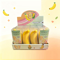 Jouet sensoriel anti-stress en forme de fraise à presser, jouet souple au son croquant, jouet à presser pour soulager le stress pour enfants et adultes