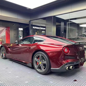 <span class=keywords><strong>Vinilo</strong></span> Adhesivo para <span class=keywords><strong>Coche</strong></span> de Alta Calidad sin Burbujas Metal Líquido Rojo Sangre de Dragón PET - Product Image 1