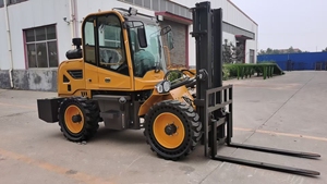 新しくアップグレードされたShanli T50 4WD <span class=keywords><strong>3</strong></span>トンディーゼルフォークリフトソリッドタイヤ<span class=keywords><strong>3</strong></span>ステージマスト1370mmフォーク長屋外用 - Product Image 2