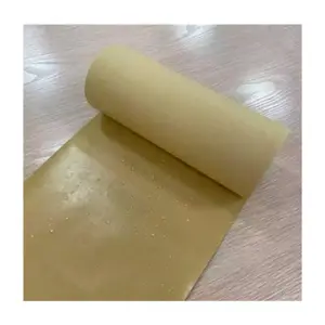 Rouleau jumbo d'approvisionnement d'usine enduit à un côté imperméable jaune blanc brun couleur un côté papier enduit de silicone