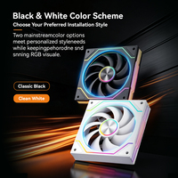 Ventilador de PC con Prisma ARGB de 120 mm, Precio de Fábrica, Ventilador PWM de Alto Flujo de Aire, Silencioso, con Espejo Infinito RGB, Ventilador de Refrigeración para Computadora, Venta al Por Mayor